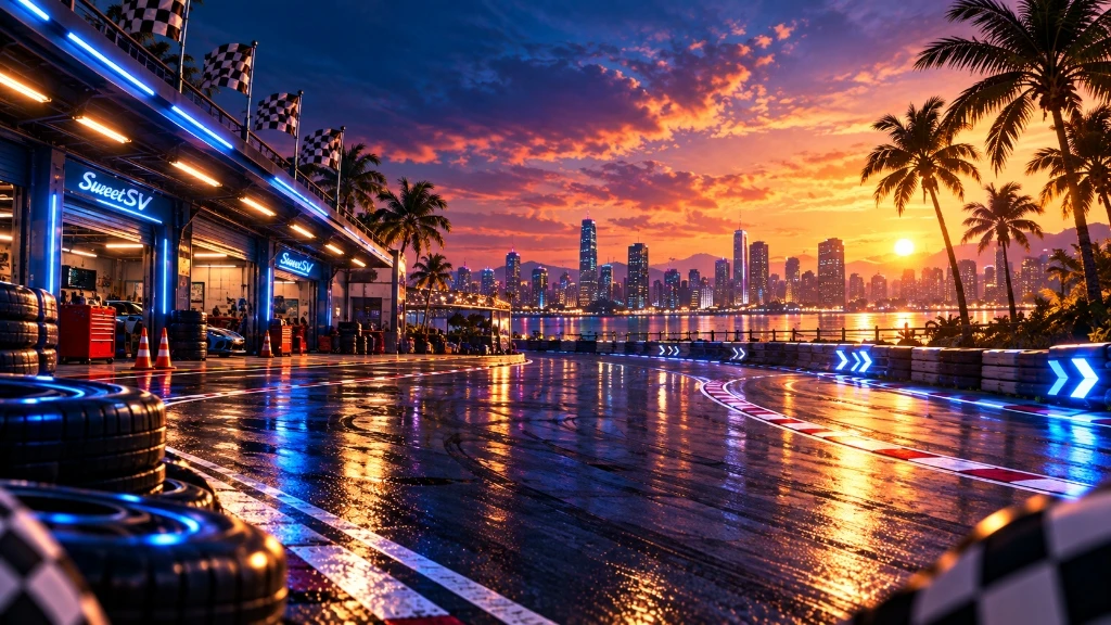 Race Track Desktop Background